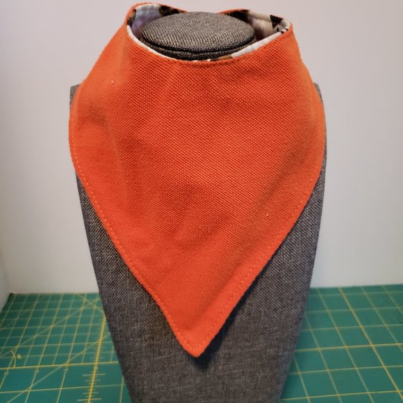 Handmade Lined Baby Drool Bandanas Set Of 3 - Picture 5 of 9